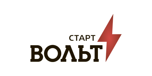 Логотип бренда СТАРТВОЛЬТ Лого СТАРТВОЛЬТ
