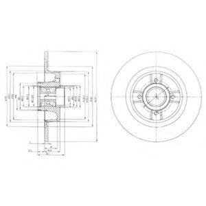 Тормозной диск BG9029RS DELPHI