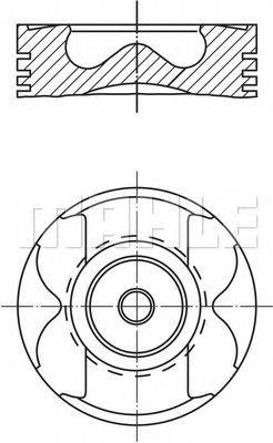 Поршень 001 36 04 MAHLE ORIGINAL