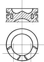 Поршень 87-782100-40 NURAL
