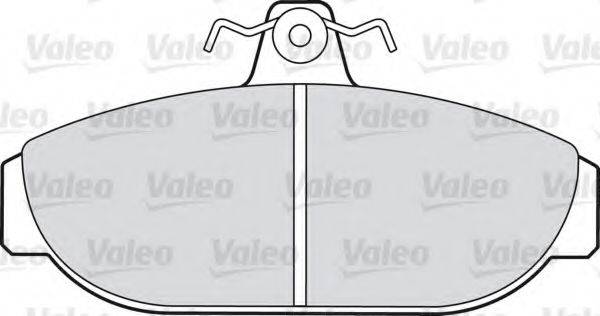 Комплект тормозных колодок, дисковый тормоз 540414 VALEO