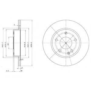 Тормозной диск 22221 LEMFORDER