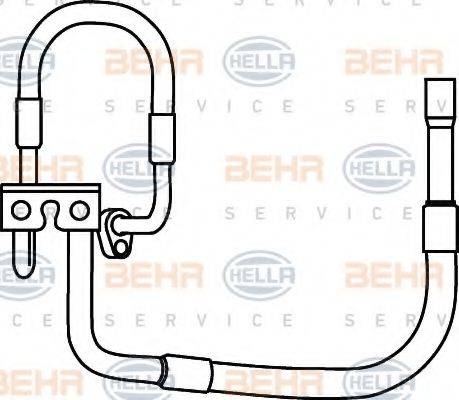 Трубопровод высокого давления, кондиционер 9GS 351 337-271 HELLA