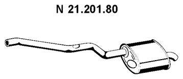 Глушитель выхлопных газов конечный 21.201.80 EBERSPACHER