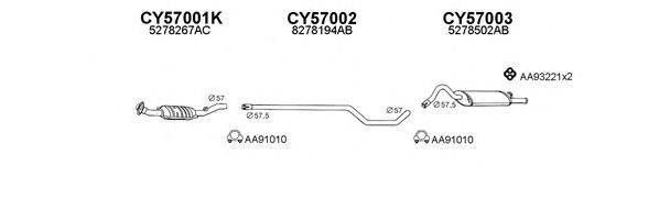 Система выпуска ОГ 570001 VENEPORTE