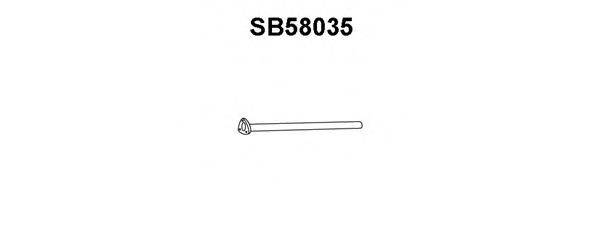 SB58035 VENEPORTE Труба выхлопного газа SB58035 VENEPORTE