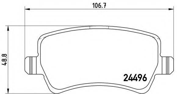 Рисунок P 86 021 BREMBO