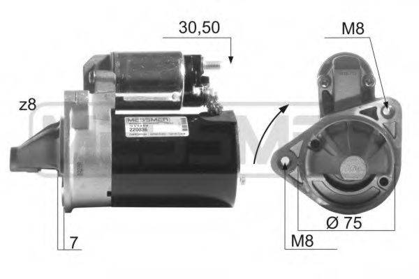 Стартер 220036 MESSMER