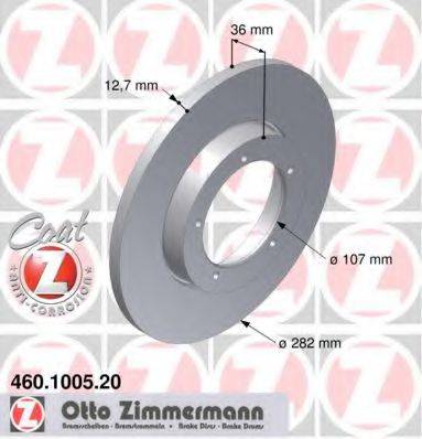 Тормозной диск 460.1005.20 ZIMMERMANN