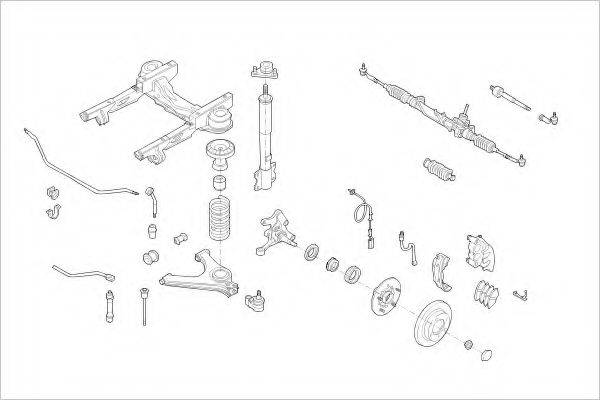 Подвеска колеса FORD-08764-F DELPHI