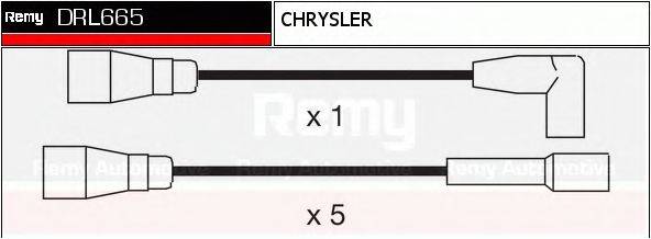 Комплект проводов зажигания DRL665 REMY