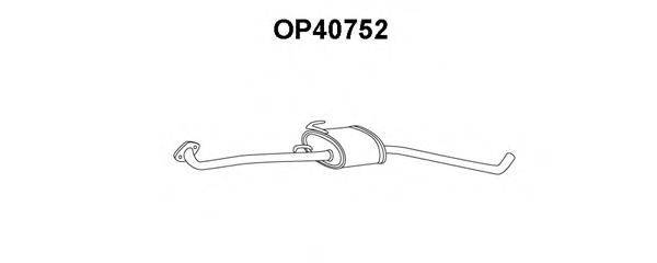 Предглушитель выхлопных газов OP40752 VENEPORTE