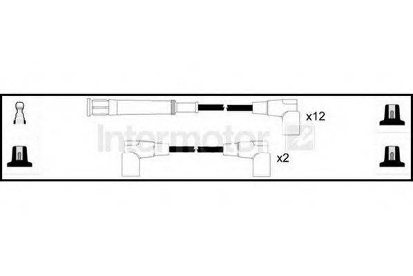 Комплект проводов зажигания 76253 STANDARD