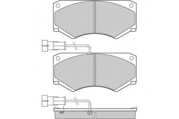Комплект тормозных колодок, дисковый тормоз 12-0948 E.T.F.
