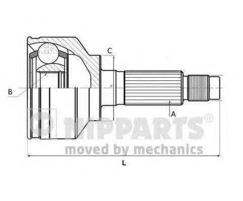 Шарнирный комплект H281A07 NPS