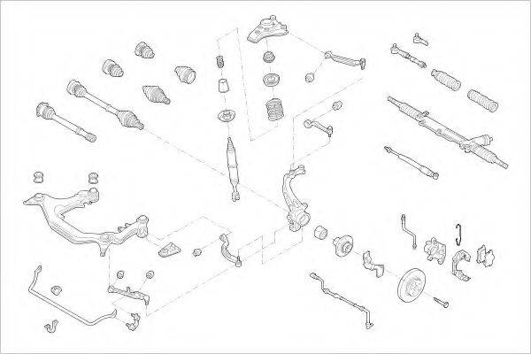 Подвеска колеса AUDI-05308-F DELPHI