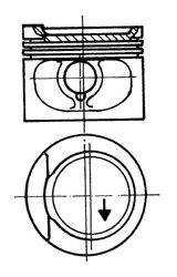Поршень 93825600 KOLBENSCHMIDT