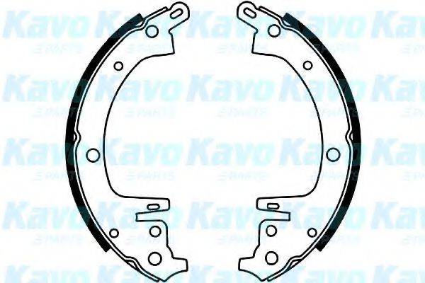 Комплект тормозных колодок BS-3911 KAVO PARTS