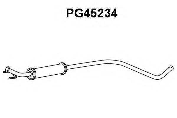 Предглушитель выхлопных газов PG45234 VENEPORTE