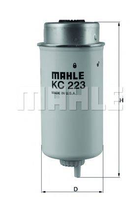 Фильтр топливный KC 223 MAHLE ORIGINAL