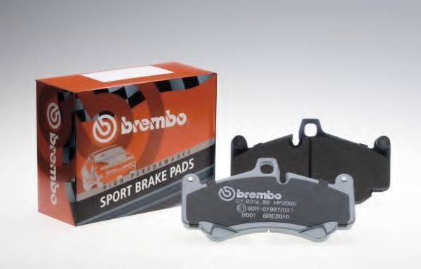 Комплект высокоэффективных тормозных колодок 07.B315.07 BREMBO