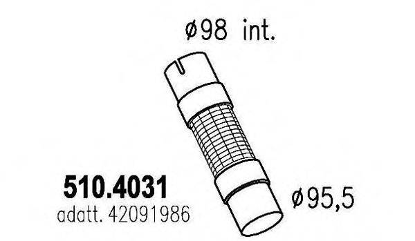 Трубка 510.4031 ASSO