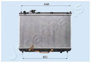 Радиатор, охлаждение двигателя RDA333027 JAPANPARTS