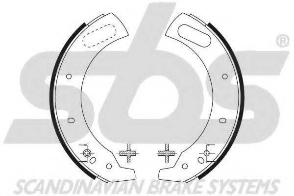 Комплект тормозных колодок 18492740380 SBS