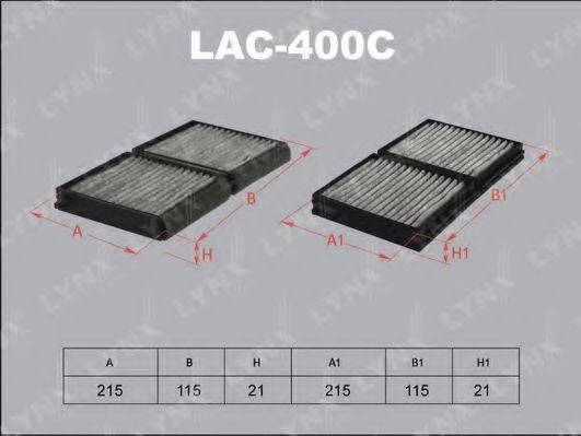 Фильтр салонный LAC-400C LYNXauto