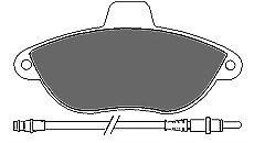 Комплект тормозных колодок, дисковый тормоз 6475 MAPCO