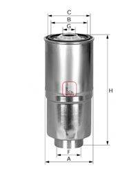 Фильтр топливный S 4380 NR SOFIMA