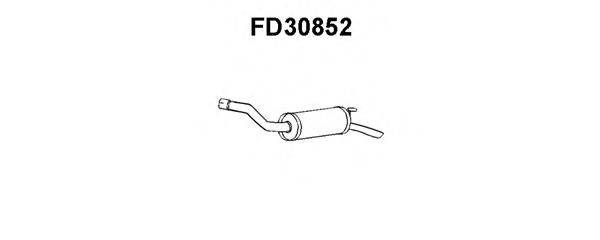 Глушитель выхлопных газов конечный FD30852 VENEPORTE