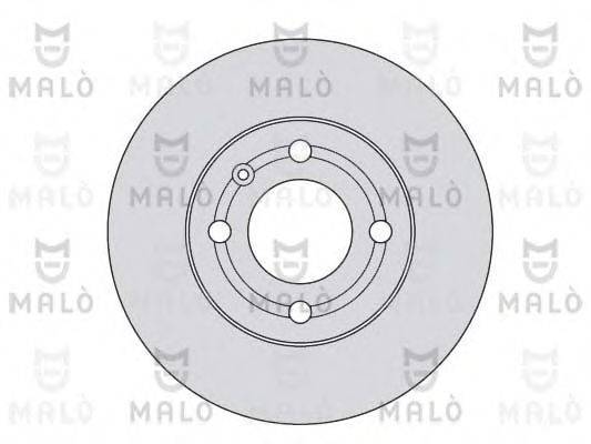 Тормозной диск 1110158 MALO