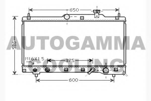 Теплообменник 104769 AUTOGAMMA