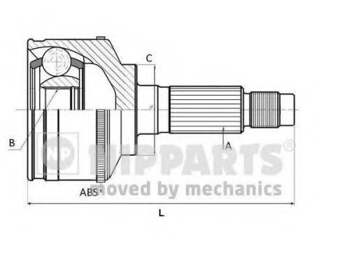 Шарнирный комплект, приводной вал N2827031 NIPPARTS