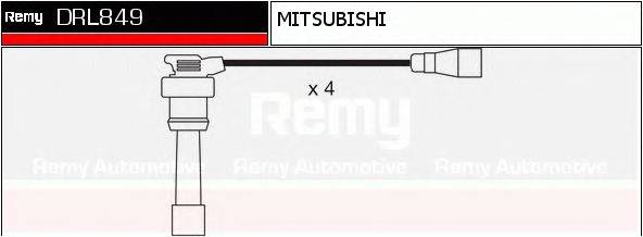 DRL849 REMY Комплект проводов зажигания DRL849 REMY