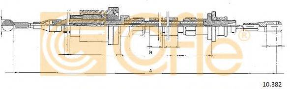 Трос, управление сцеплением 10.382 COFLE