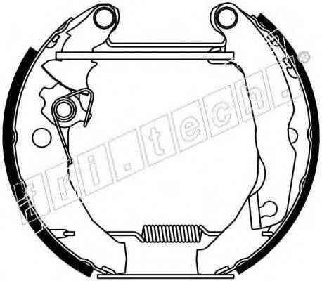 Комплект тормозных колодок 16006 fri.tech.