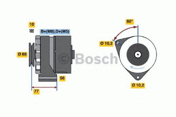 Генератор 0 986 033 140 BOSCH