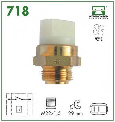 Термовыключатель, вентилятор радиатора 718 MTE-THOMSON