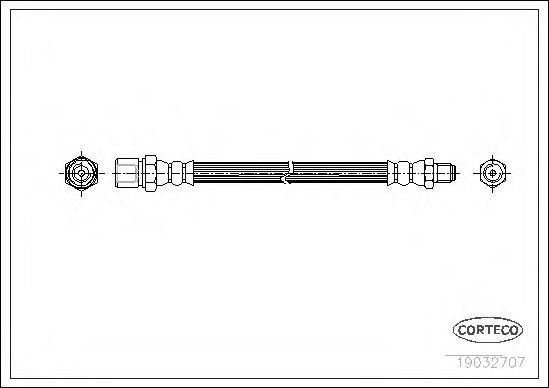 Тормозной шланг J3707015 NIPPARTS