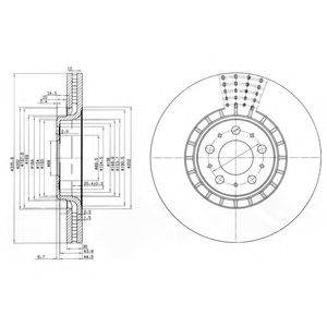BG9783C DELPHI Тормозной диск BG9783C DELPHI