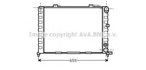 Радиатор, охлаждение двигателя AL2052 AVA QUALITY COOLING