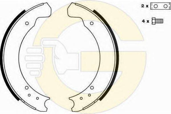 Комплект тормозных колодок 5160751 GIRLING