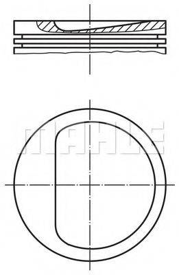 Поршень 039 95 02 MAHLE ORIGINAL