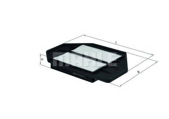 LX 1742 KNECHT Фильтр воздушный LX 1742 KNECHT