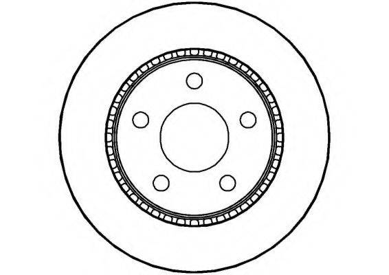 Тормозной диск NBD393 NATIONAL