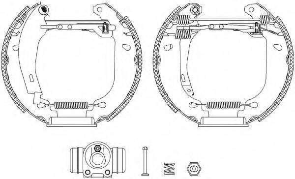 Комплект тормозных колодок 0 204 113 611 BOSCH