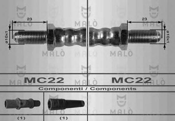 Тормозной шланг 8376 MALO