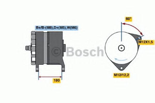 Генератор 0 986 042 850 BOSCH